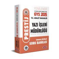 T.C. Adalet Bakanlığı Yazı İşleri Müdürlüğü GYS Prestij Tamamı Çözümlü 3200 Soru Bankası Data Yayınları