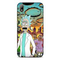 Huawei Y5 2019 Uyumlu Kılıf Rick And Morty (42) Rugged Armor Kılıf Story Train Morty