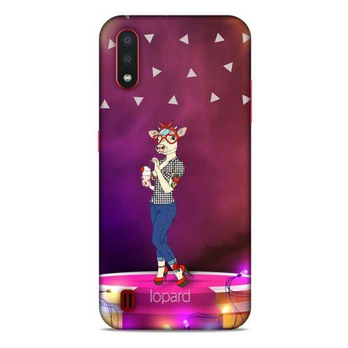 Samsung Galaxy A01 Kılıf FunnyMaX (49) Ultra Silikon Kılıf Kırmızı