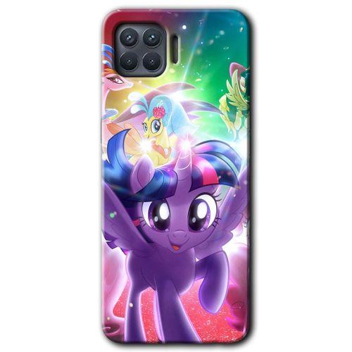Potkal Hediye Fabrikası Oppo Reno 4 Lite Kılıf HD Desen Baskılı Arka Kapak - Pony