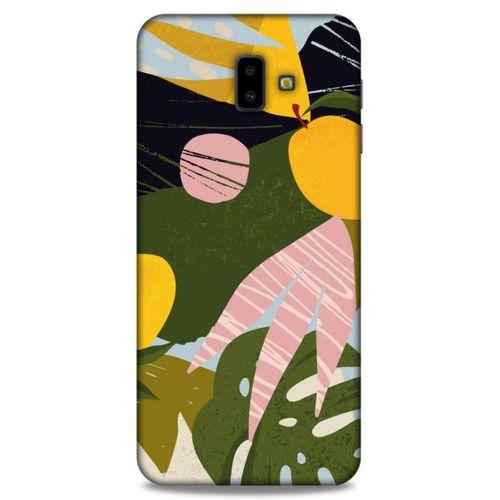 Lopard Samsung Galaxy J6 Plus Uyumlu Kılıf Soyut Sanat (33) Baskılı Hybrid Kılıf