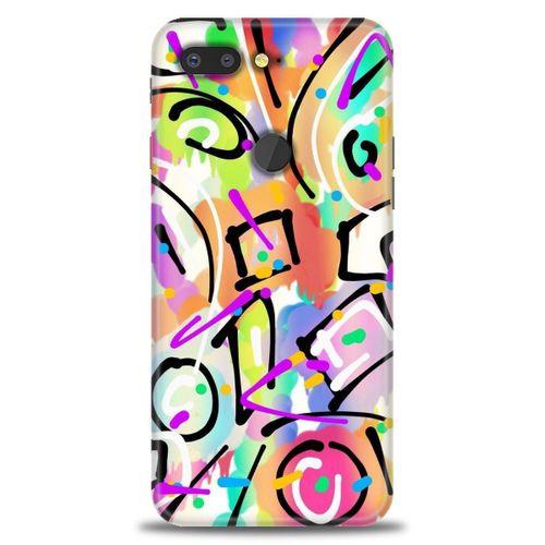 General Mobile GM 9 Pro Kılıf HD Baskılı Kılıf - Renkler ve Çizgiler + Tam Ekran Koruyucu