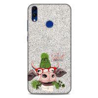 Animax Bereli İnek Huawei Honor 8C Kılıf Desenli Silikon