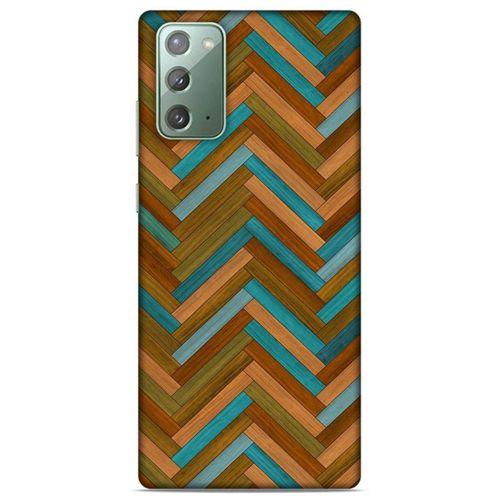 Lopard Samsung Galaxy Note 20 Uyumlu Kılıf Wood'X (38) Neo Hybrid Kılıf Desenli