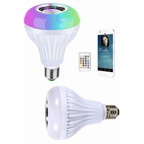 Kumandalı Rgb Led Işık Bluetooth Hoparlör Ses Lambası Renkli Ampul