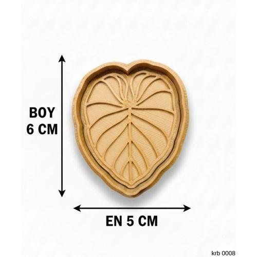 Kalp Yaprak Sekillendirici Kalip Kurabiye Hamur Kesici Oyun ve Seker Hamuru Seti