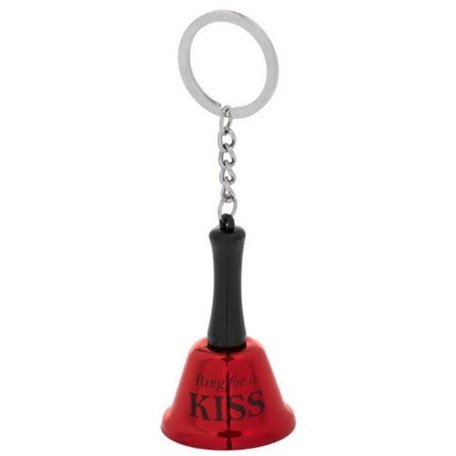 Ring for a Kiss Kırmızı Çan Anahtarlık