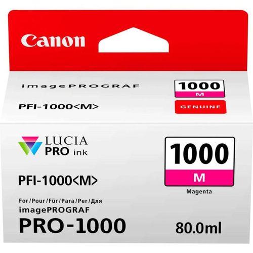 PlotterSarf® Canon PFI-1000 M (Magenta) Kırmızı A2 Yazıcı Orijinal Mürekkep Kartuş 80 ml. (0548C001)