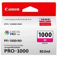 PlotterSarf® Canon PFI-1000 M (Magenta) Kırmızı A2 Yazıcı Orijinal Mürekkep Kartuş 80 ml. (0548C001)