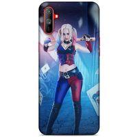 Realme C3 Uyumlu Kılıf Harley Quinn (31) TPU Kılıf Lavanta mavisi