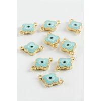 Çiçek Çift Kulplu Mineli Bileklik ve Kolye Ucu Aparatı 1 Adet