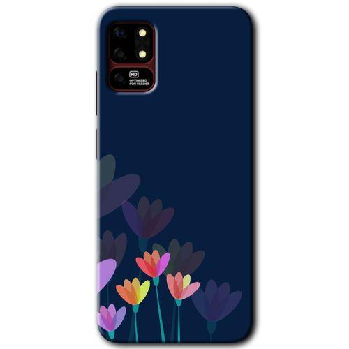 Reeder S19 Max Kılıf HD Desen Baskılı Arka Kapak - Çizim Çiçekleri