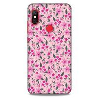 Xiaomi Redmi Note 6 Pro Uyumlu Kılıf Pembe Delisi (4) Koruma Kılıfı Çiçekli