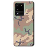 Galaxy S20 Ultra Kılıf HD Desen Baskılı Arka Kapak - Kamuflaj 29 + Kırılmaz Cam
