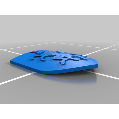 Ortaçağ Şövalye Kalkanları Dükler 3D Baskı (Bu ürün Sadece Plastik parçadır - Almadan Önce Soru Sorabilirsiniz)