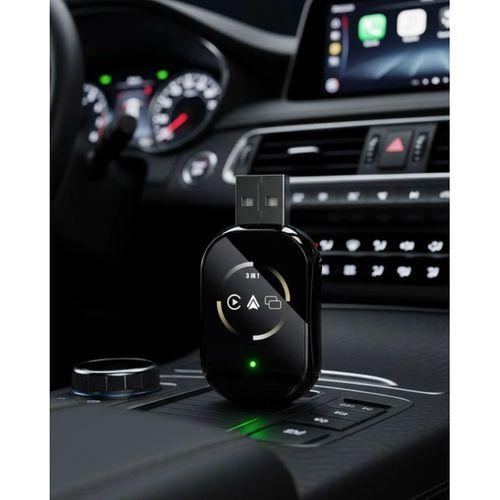 Araç İçi Kablosuz Carplay Android Auto Airplay Adaptörü
