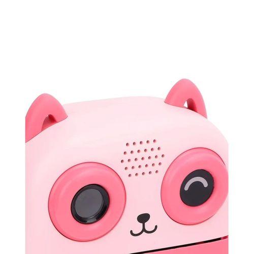 Anında Çıktı Veren Çocuk Kamerası 5 Rulo Kağıt 6 Kalem Setli Eğitici Oyuncak Fotoğraf Makinesi