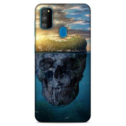 Lopard Samsung Galaxy M30s Uyumlu Kılıf Manipülasyon ☻ (16) Kalın Kılıf Desenli