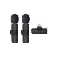 Vothoon K9 Kablosuz Yaka Mikrofonu Lightning 2’li Mini Mikrofon Youtube Tik Tok 2 Adet