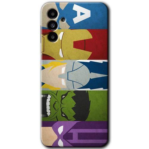 Samsung Galaxy A13 5G HD Baskılı Kılıf + 9D Tam Ekran Koruyucu - Avengers-1