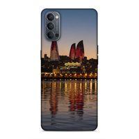 Oppo Reno 4 Uyumlu Kılıf Azarbaijan (28) Arka Kapak Alov Kuleleri