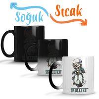 Skullter Zombie Sihirli Kupa Bardak Porselen