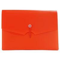 Bigpoint Körüklü Dosya 13 Cepli Lastikli A4 Turuncu