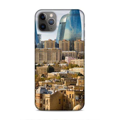 Apple Iphone 11 Pro Max Uyumlu Kılıf Azarbaijan (31) TPU Kılıf Bakü Kuleler