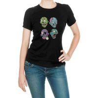 One Piece Zombie Baskılı Siyah Kadın Tshirt