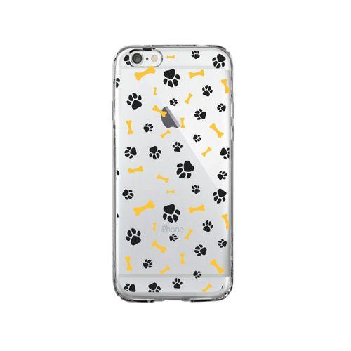 iPhone 6 Pati & Kemik Desenli Premium Şeffaf Silikon Kılıf