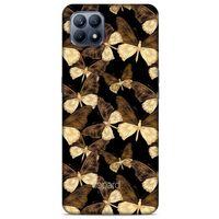 Huawei P40 Lite Kılıf Kelebek Etkisi (41) Tank Kılıf Bej Yeşil