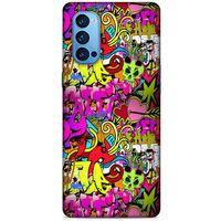 Graffitix (6) Desenli Silikon Kapak Oppo Reno 4 Pro Kılıf