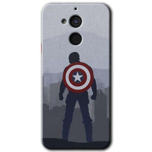 Potkal Hediye Fabrikası General Mobile GM 8 Kılıf HD Desen Baskılı Arka Kapak - Captain Avenger