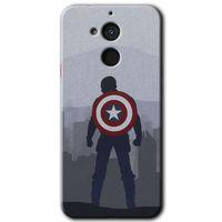 Potkal Hediye Fabrikası General Mobile GM 8 Kılıf HD Desen Baskılı Arka Kapak - Captain Avenger