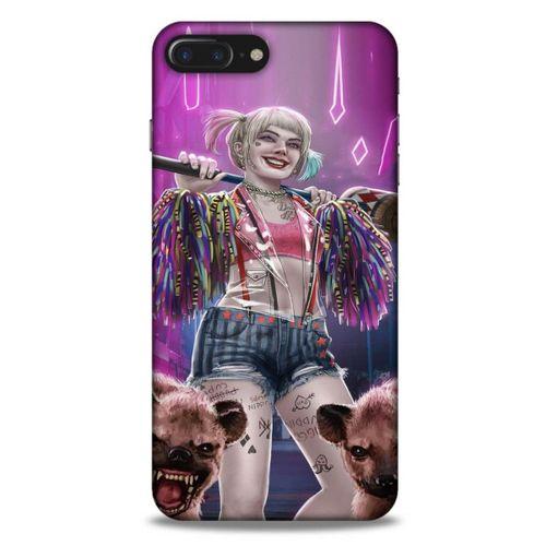 Apple Iphone 8 Plus Uyumlu Kılıf Harley Quinn (35) Fit Design Kılıf Lavanta pembesi