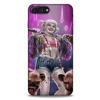 Apple Iphone 8 Plus Uyumlu Kılıf Harley Quinn (35) Fit Design Kılıf Lavanta pembesi