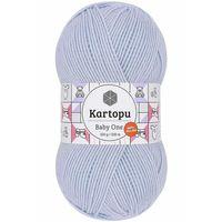 Baby One Tüylenmeyen El Örgü İpi Yünü Buz Mavi K580