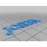 JosefaText 3D Baskı (Bu ürün Sadece Plastik parçadır - Almadan Önce Soru Sorabilirsiniz)