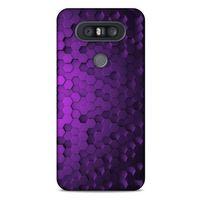 LG K41S - K51S Uyumlu Kılıf Mor Delisi (4) Koruma Kılıfı Altıgen