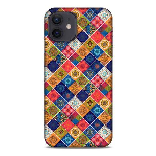 Ethnic Culture (42) Apple iPhone 12 Kılıf Silikon Kapak Desenli