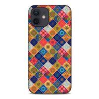 Ethnic Culture (42) Apple iPhone 12 Kılıf Silikon Kapak Desenli