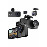 1080p Full Hd Çözünürlüklü Üç Kameralı Araç İçi Kamera - Park Ve Sürüş Güvenliği