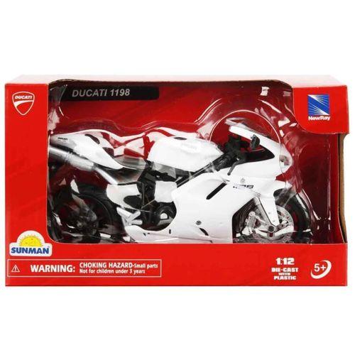 Çocuk Eğitici Oyuncak57143 SUN-  Ducatı 1198 Kırmızı  1 :12