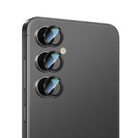 Galaxy S24 CaseWorld Alloy Serisi Oleofobik Anti Reflective Kamera Lens Koruyucu