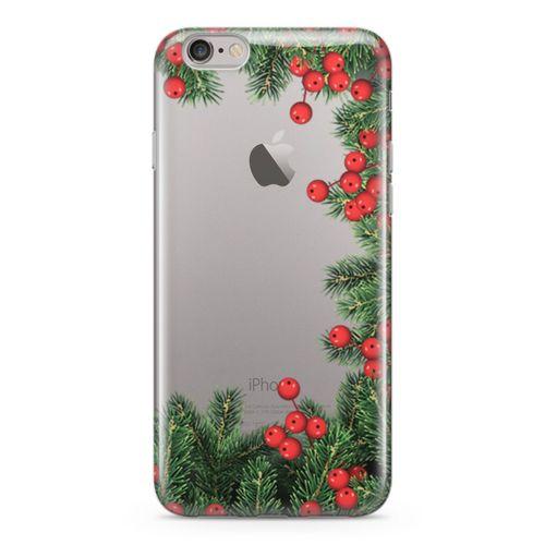 Apple iPhone 6 Plus - 6S Plus Kılıf Göknar Ağacı Arka Kapak Koruma Desenli Full Koruyucu