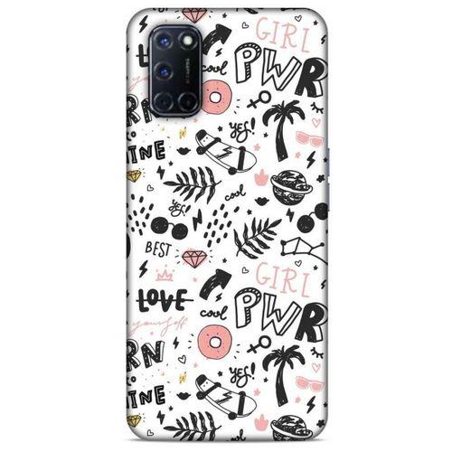 Pop Culture Beyaz Samsung Galaxy A70 Kılıf