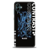 Samsung Galaxy A04 Kılıf HD Baskılı Kılıf - Bless + Tam Ekran Koruyucu