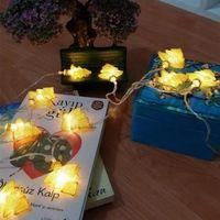 Metal Örgülü Çam Ağacı Şeklinde Günışığı Şerit Led Işık Zinciri