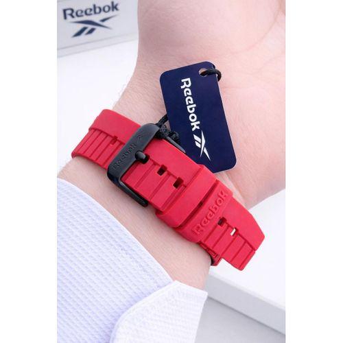 Reebok Silikon Kordon 50 Mt Suya Dayanıklı Spor Kasa 2 Yıl Garantili Erkek Kol Saati RV.BK.G2S