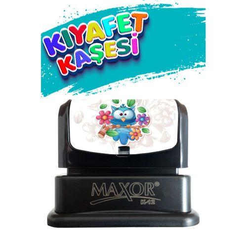 Kıyafet Kaşeşi Baykuş Temalı Öğrenci Kaşesi / Kıyafet Etiketi / Kumaş Kıyafet Kaşesi